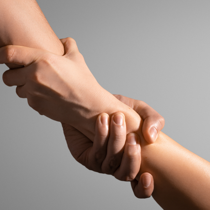 hand in hand